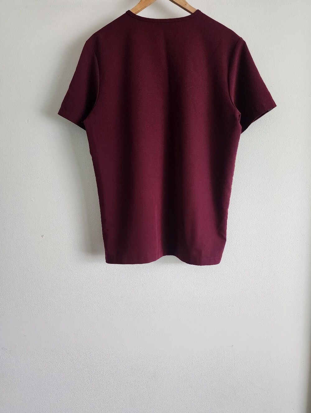 Figs Set Burgundy Mens Leon Scrub Top & Cairo Straught Leg Scrub Pant Size Med - Picture 4 of 16